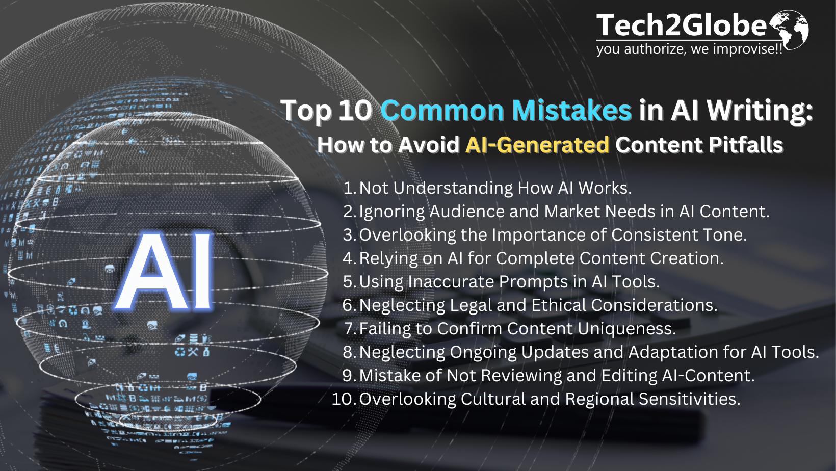 Common mistakes in AI writing