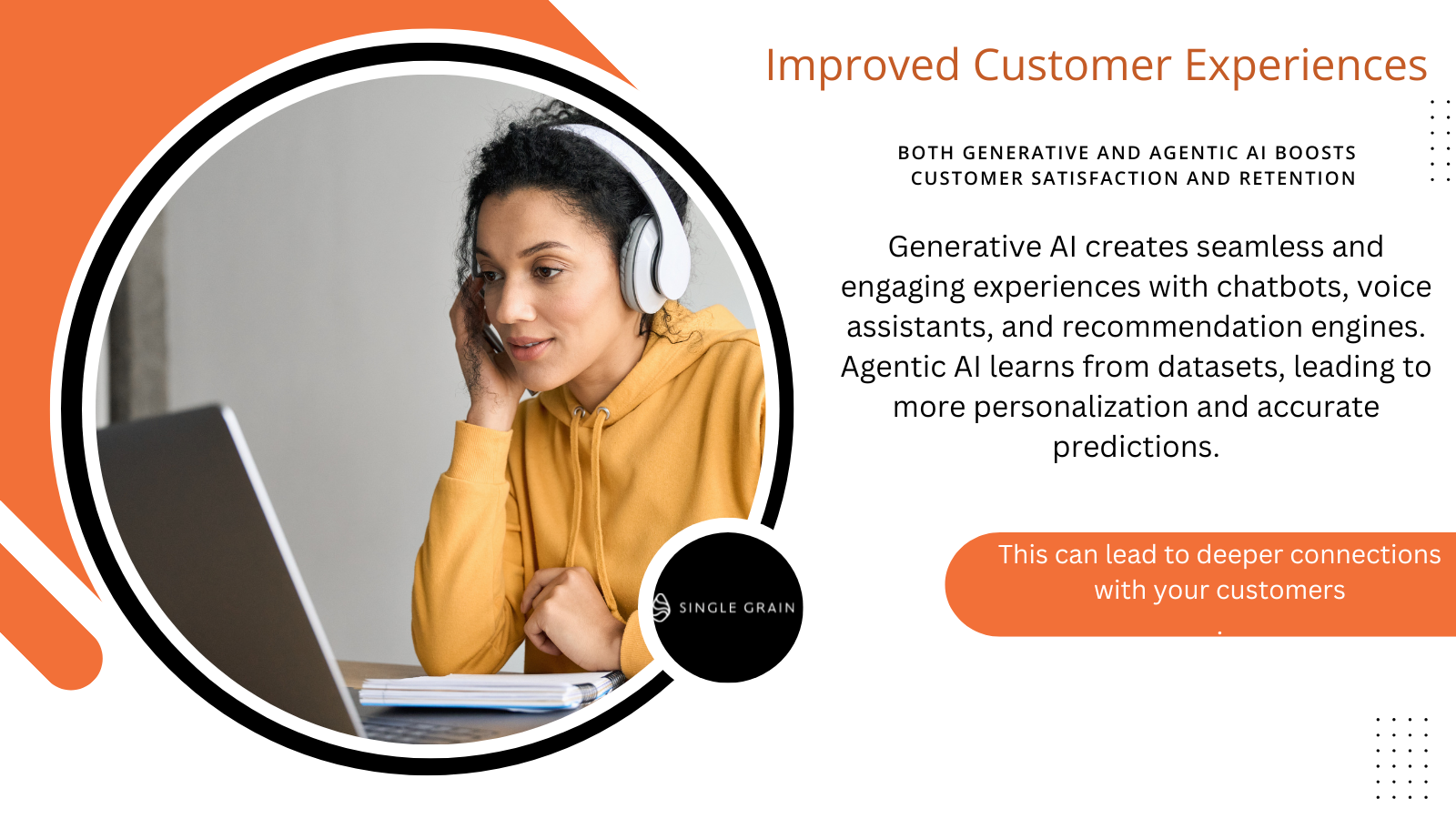 Improved customer experiences