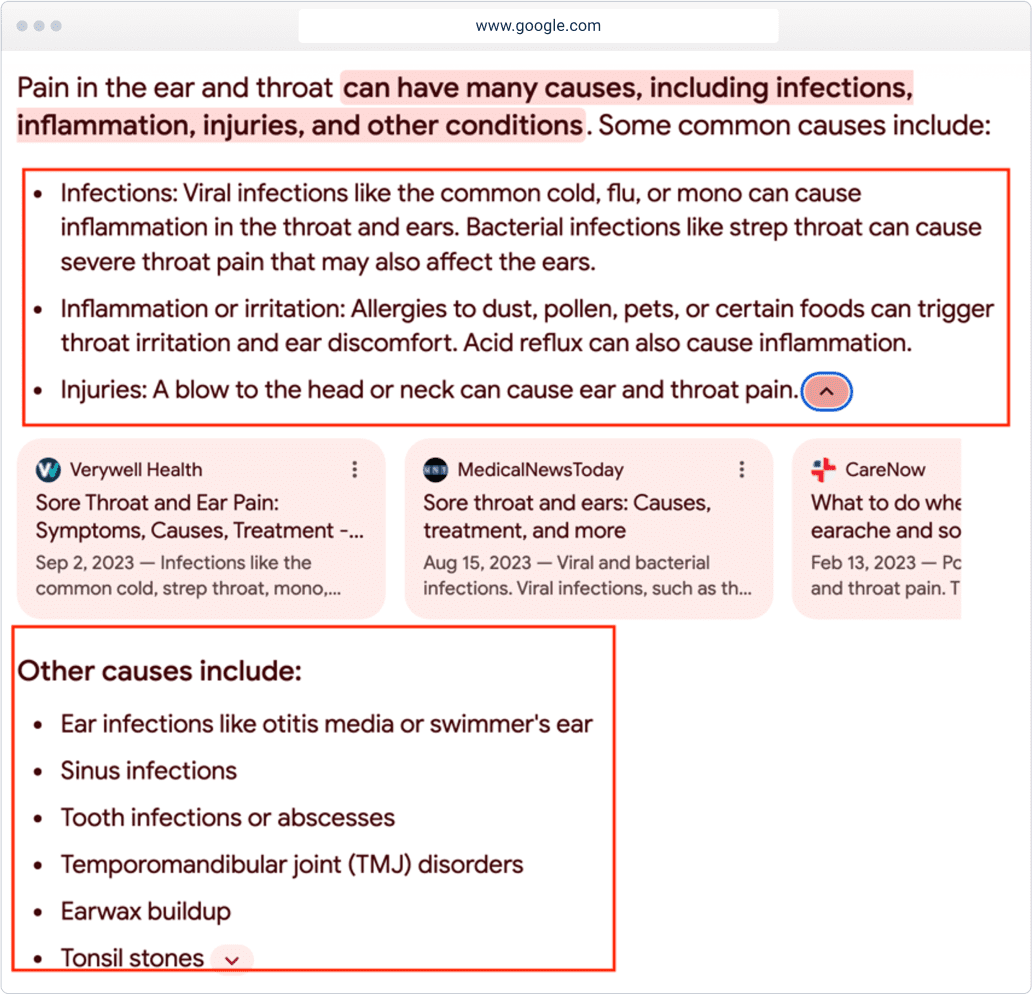 Proper formatting for AI Overviews